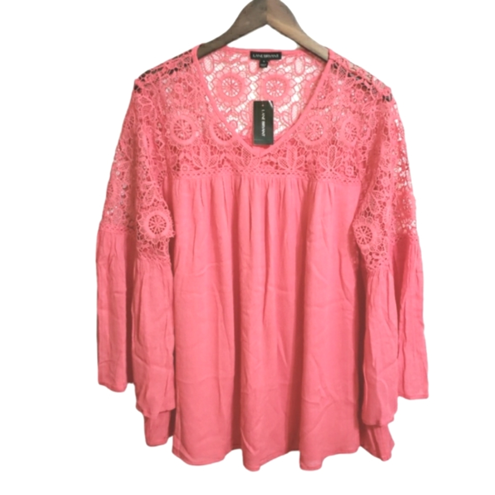 Lane Bryant Crocheted Top Women's Size XL NWT